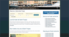 Desktop Screenshot of hotelasainttropez.com