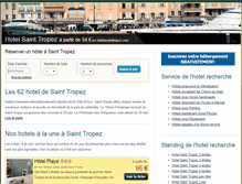 Tablet Screenshot of hotelasainttropez.com